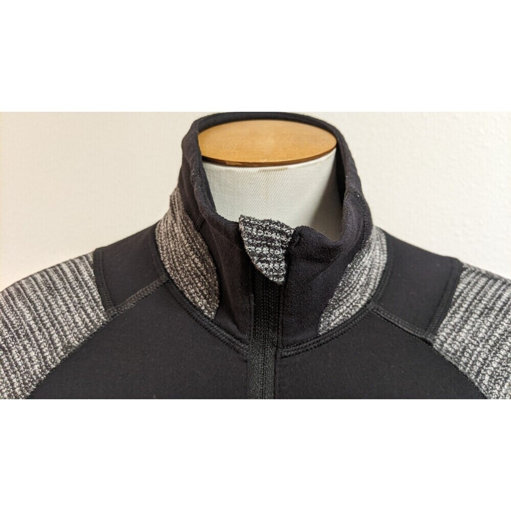 Women's Lululemon Race Your Pace 1/2 Zip Black / Coco Pique Black Pullover Top 6 - Picture 4 of 16